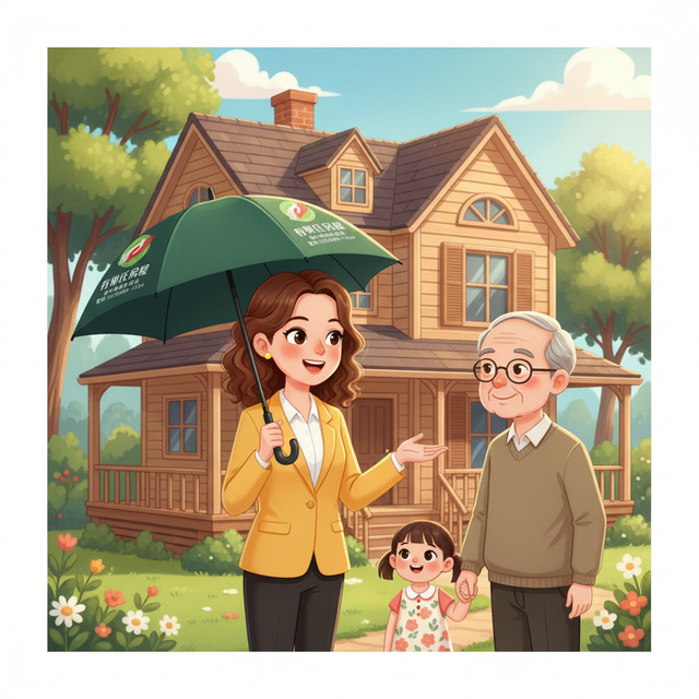 台灣客製化的房仲業廣告傘